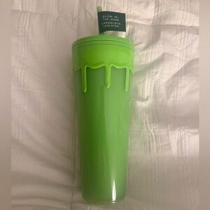 Starbucks Green Slime Glow in the Dark Tumbler